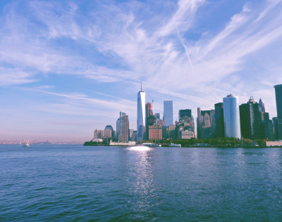 Skyline of New York City including One World Trade Center
