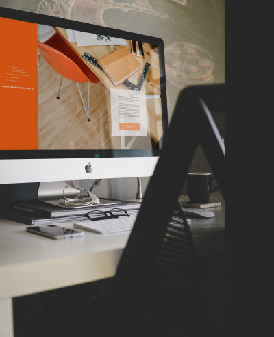 Design school website overhaul, concept and mockup