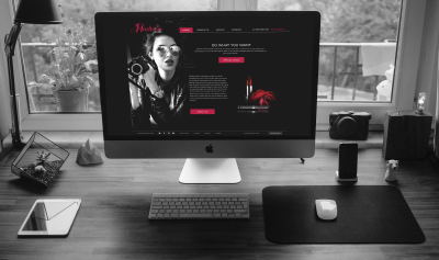 Madison, advertising campaign, website mockup